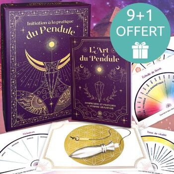 9+1 OFFERT : Coffret art du pendule + Pendule Égyptien Thot 1