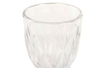 COUPE EN VERRE 8.7X8.7X17 325ML, RELIEF PC202318 2