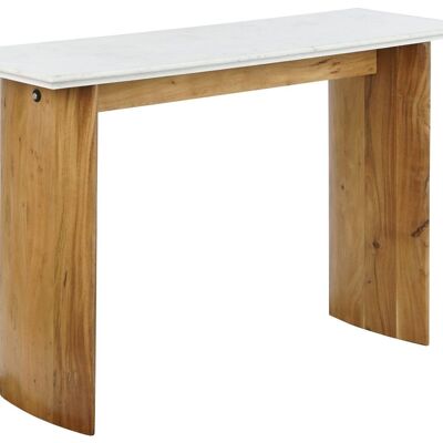 Maniglia Consolle in Marmo 120X38X77 Spessore 15Mm. MB208508 bianco