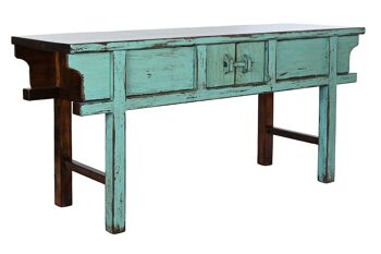 CONSOLE ORME MASSIF 170X49X88 DECAPE TURQUOISE MB210646 1