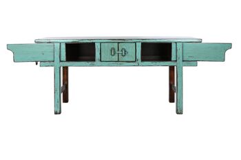 CONSOLE ORME MASSIF 170X49X88 DECAPE TURQUOISE MB210646 4