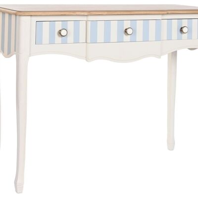 CONSOLE EN CÉRAMIQUE PAULOWNIA 110X40X79 BLANC MB204068