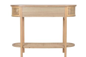 Console Ratan Paulownia 100X38X78 12.00 Naturel MB199018 7