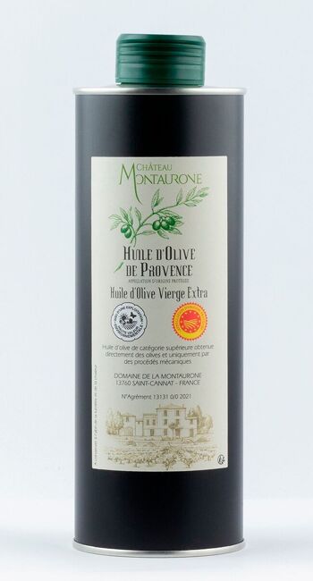 Huile d'olive AOP Provence Château Montaurone 2