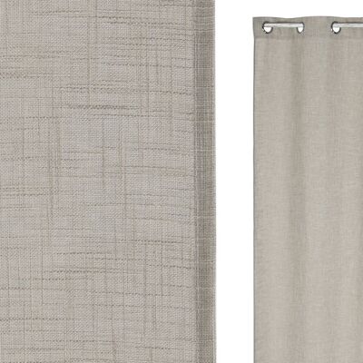 POLYESTER CURTAIN 140X260X260 8 RINGS BEIGE TX210194