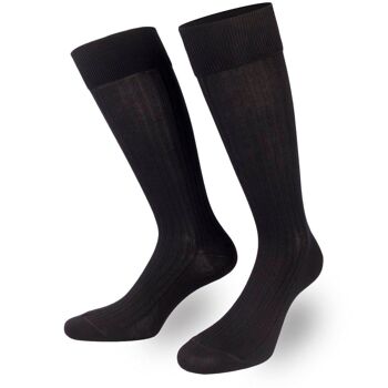 Chaussettes hautes noires de PATRON SOCKS - ÉLÉGANTES, DURABLES, SPÉCIALES ! 1