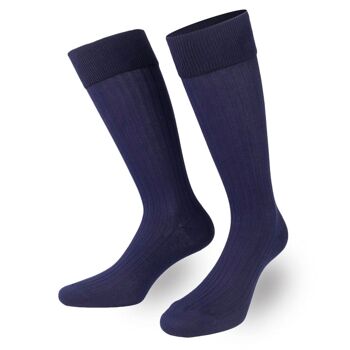 Chaussettes hautes bleues de PATRON SOCKS - ÉLÉGANTES, DURABLES, SPÉCIALES ! 1