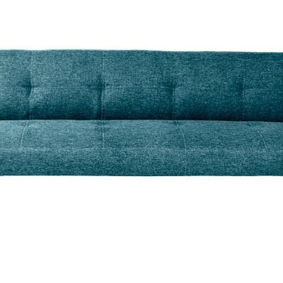 RUBBERWOOD POLYESTER SOFA BED 180X68X66 TURQUOISE MB189023