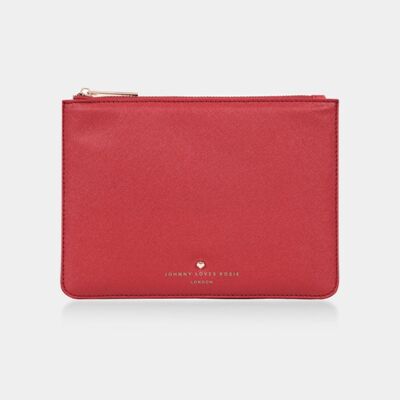 Red James Medium Pouch