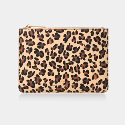 Leopard Print James Medium Pouch