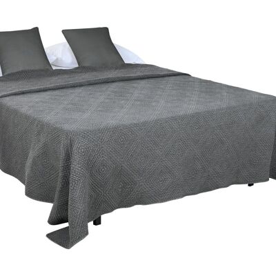 POLYESTER BEDSPREAD 240X260 100 GR. LIGHT GRAY TX213524