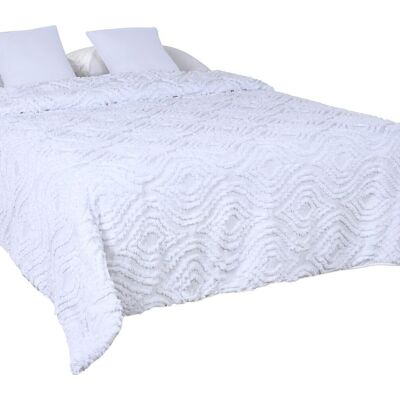 POLYESTER BEDSPREAD 240X260 FILLING 150 GSM. EMBROIDERY TX213570