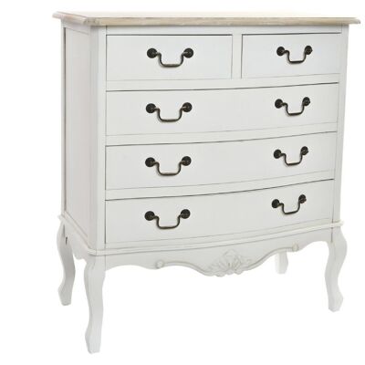WOODEN CHEST OFFER 80X40X90 NATURAL WHITE MB146698