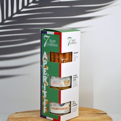 Aperitif-Box - Aufstriche und Grissini mit Olivenöl (Epicures-Preis)