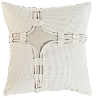 COUSSIN PU 45X10X45 650 G/M² BLANC TX210659