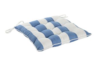 COUSSIN DE CHAISE POLYESTER 40X40X7 430 GR, RAYURES TX201417 3