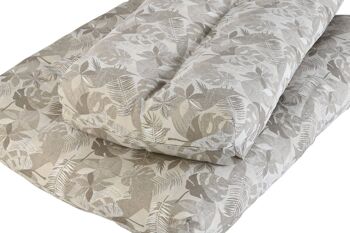 COUSSIN DE SOL SET 2 COTON 120X80X16 FEUILLES TX204079 7