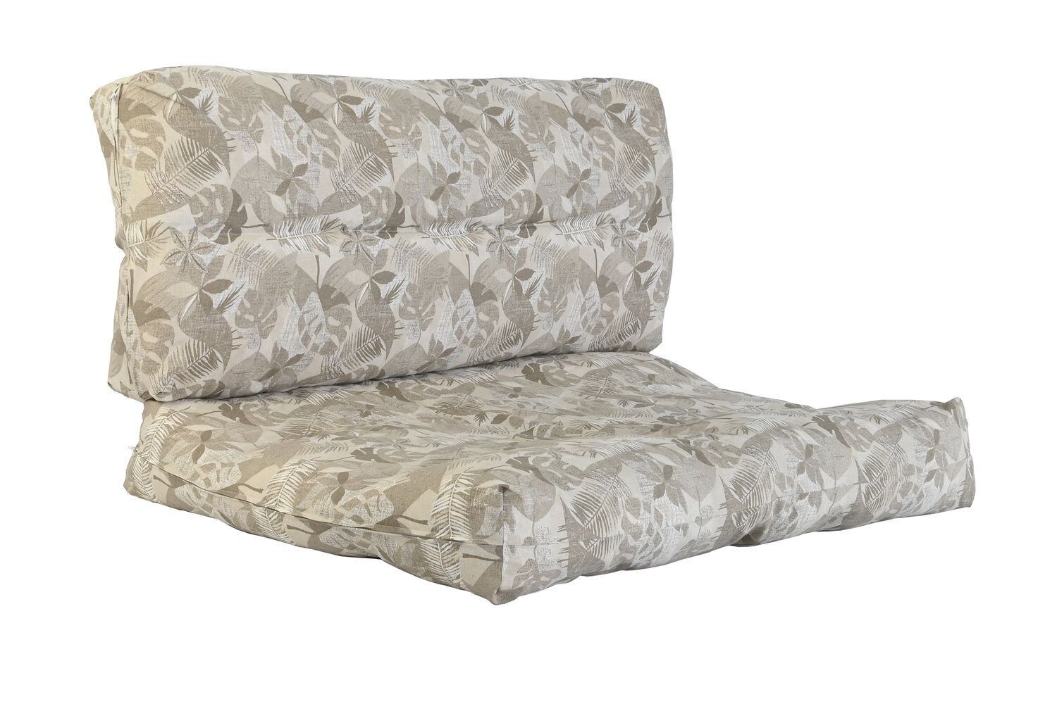 FLOOR CUSHION SET 2 COTTON 120X80X16 SHEETS TX204079