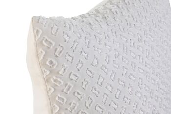 COUSSIN POLYESTER 60X60X60 700 GR. BRODERIE BLANCHE TX210257 2
