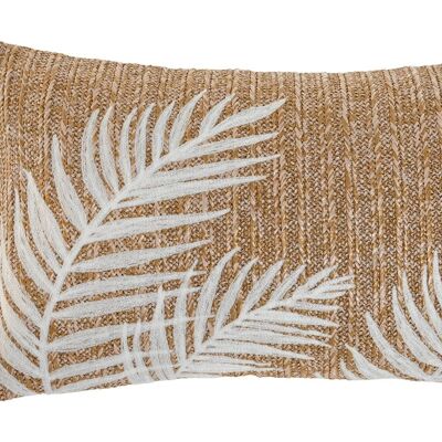POLYESTER CUSHION 50X15X30 380 GR. NATURAL EMBROIDERY TX210219