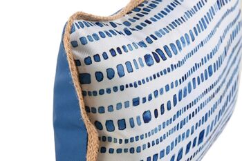 COUSSIN POLYESTER 50X30 380 GR. BLEU IMPERMÉABLE TX213551 2