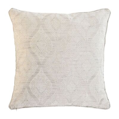 COUSSIN POLYESTER 45X45X45 420 GR. JAQUARD BEIGE TX210295