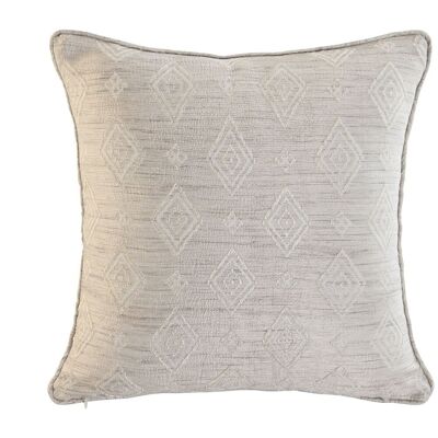 COUSSIN POLYESTER 45X45X45 420 GR. JAQUARD BEIGE TX210301