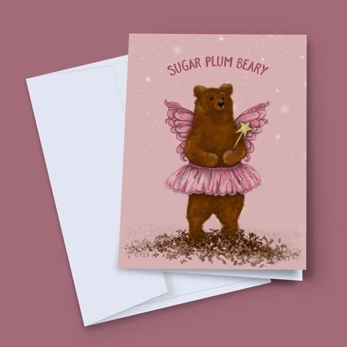 Sugar Plum Beary Card