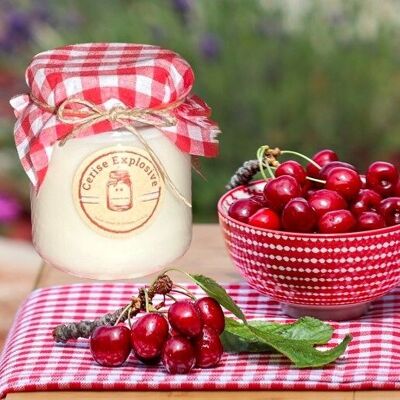 EXPLOSIVE PICNIC CHERRY CANDLE 150G