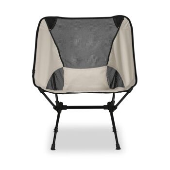 chaise de camping trekony, profonde, aluminium 5