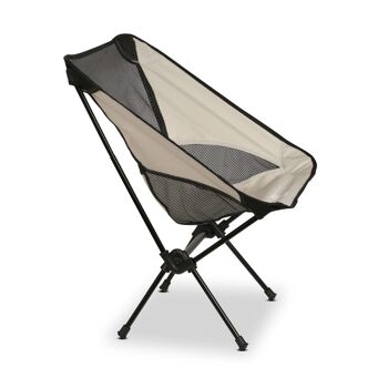 chaise de camping trekony, profonde, aluminium 6