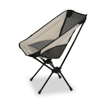 chaise de camping trekony, profonde, aluminium 8