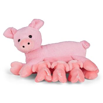 Ensemble peluche Mamanimals Maman Cochon et bébés 2