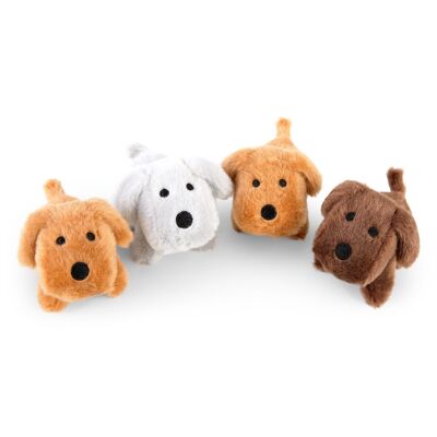 Mamanimals peluche bébé chiens, 4 pièces