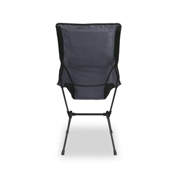 chaise de camping trekony, haute, aluminium 3