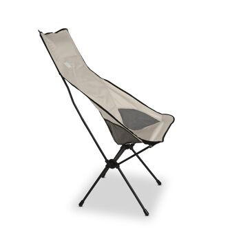 chaise de camping trekony, haute, aluminium 6
