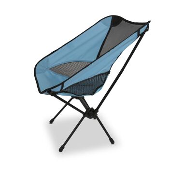 chaise de camping trekony, profonde, acier 8