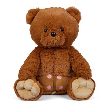 Ensemble peluche Mamanimals Maman ours et bébés 4