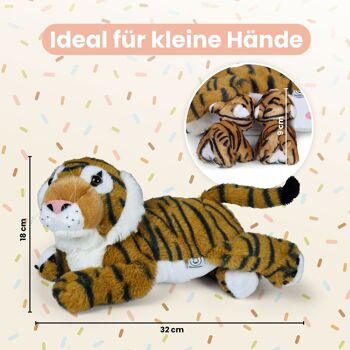 Mamanimals ensemble de peluches Mama tigre et bébés 5