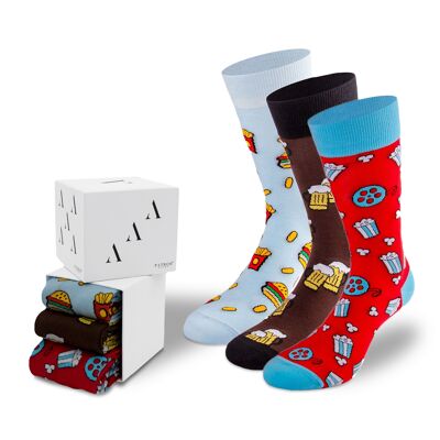 Joyeux coffret cadeau de PATRON SOCKS - PRATIQUE, INDIVIDUEL, PURE JOIE !