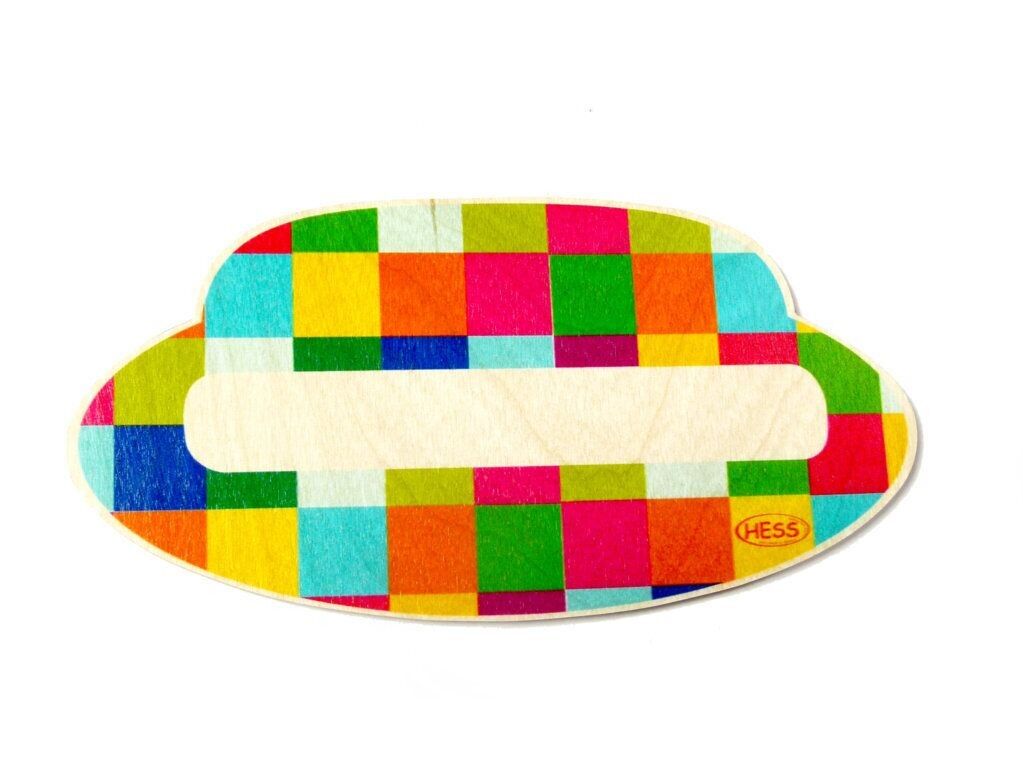 Forme colorate del cartello della porta