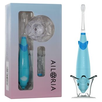 BUBBLE BRUSH - Brosse à dents sonique pour enfants - bleu 2