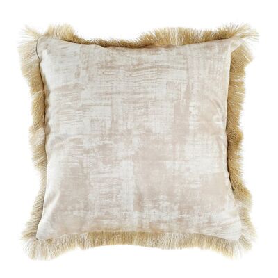 COUSSIN POLYESTER 45X10X45 600 GR, AVEC FRANGES TX200926