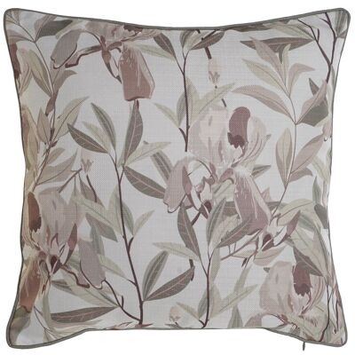 POLYESTER CUSHION 45X10X45 LEAVES PRINTED MULTICOLOR TX210324