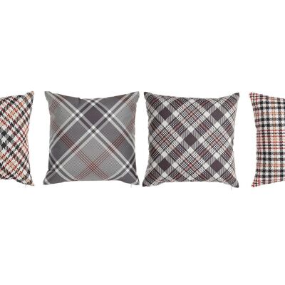 COUSSIN POLYESTER 45X15X45 400 GR, CARRÉS 4 ASSORTIMENTS. TX205811