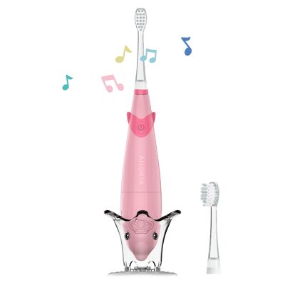 BUBBLE BRUSH - Children's sonic toothbrush - rose