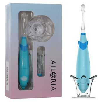 BUBBLE BRUSH - brosse à dents sonique pour enfants bleu 2