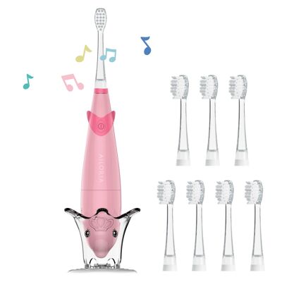 BUBBLE BRUSH - Cepillo de dientes sónico infantil rosa
