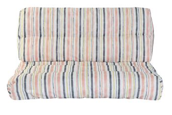 COUSSIN DE SOL SET 2 COTON 120X80X16 RAYURES TX204077 5