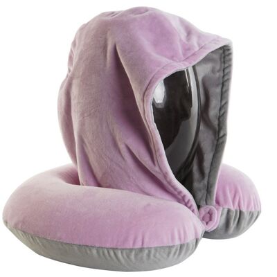 COUSSIN DE VOYAGE POLYESTER 30X10X32 CAPUCHE ROSE RC208036